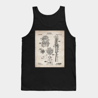 Rocket Ship Patent - Nasa Rocketship Art - Antique Tank Top